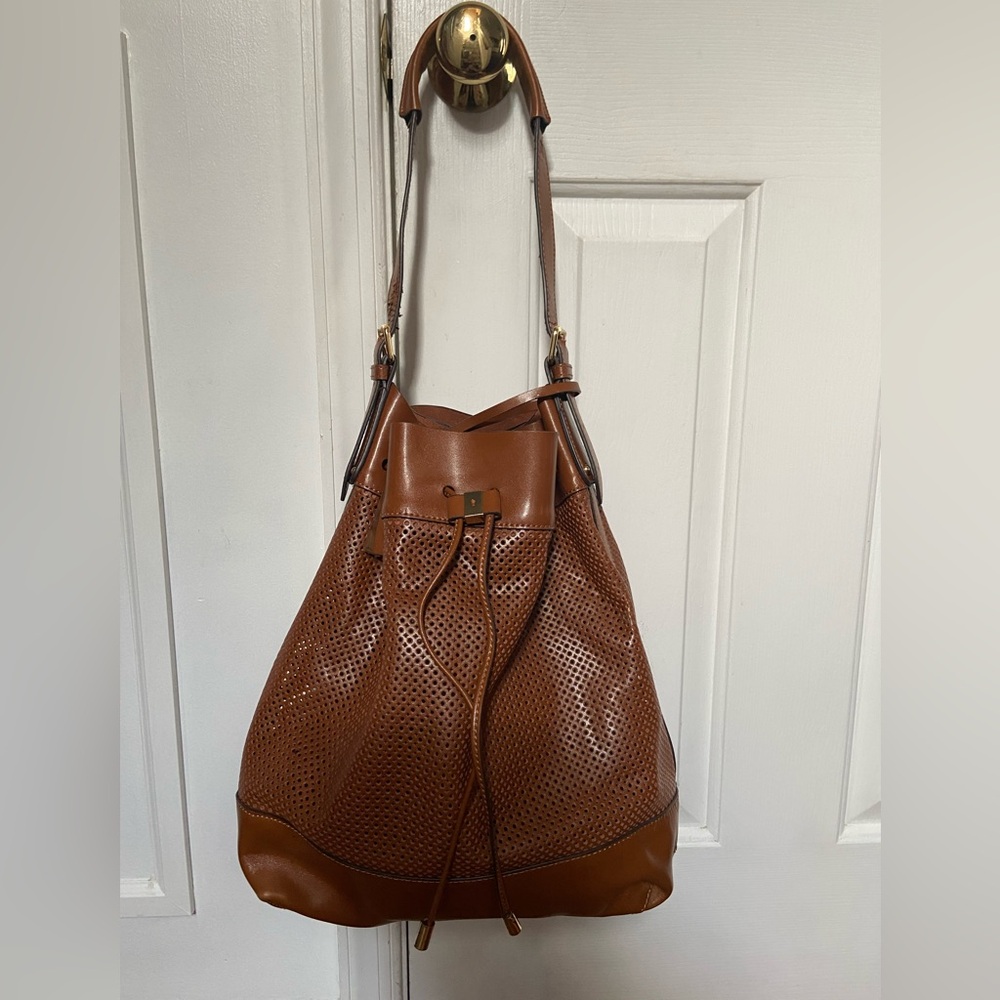 Project Bag Vince Camuto Brown Perforated, Draw-S… - image 1